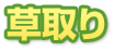 草取り